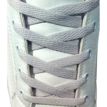 Lacci per Scarpe Grigio Silver Piatti - Stringhe varie Lunghezze